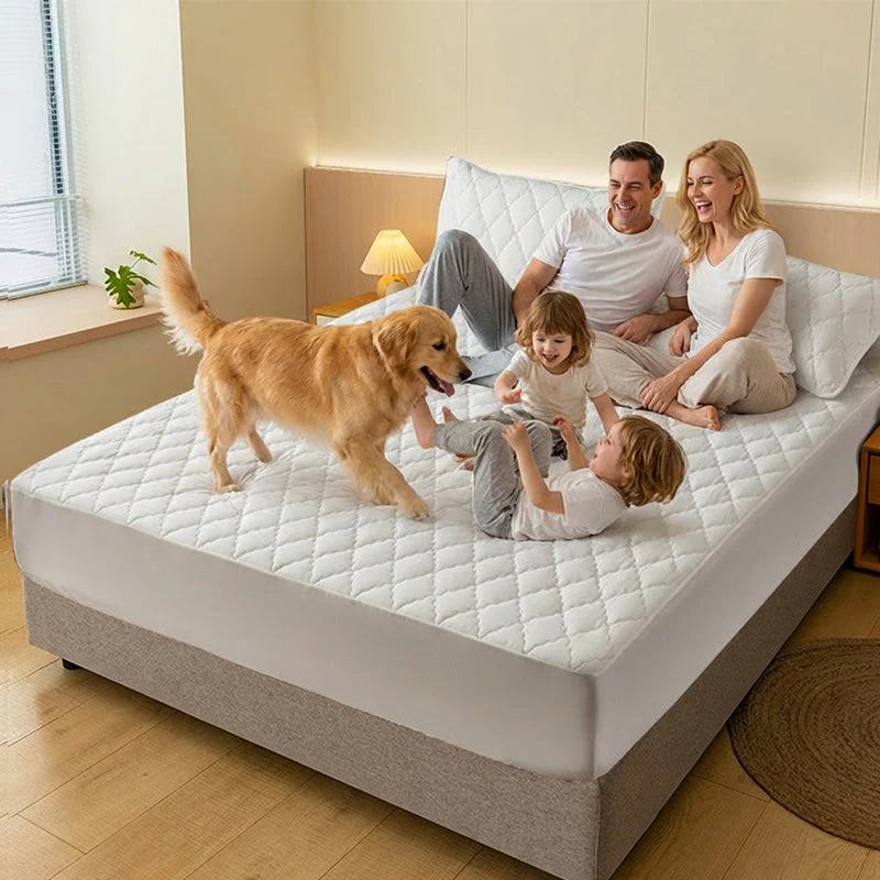 Ensemble imperméable de housse de matelas matelassée et taies d'oreiller - Image 8