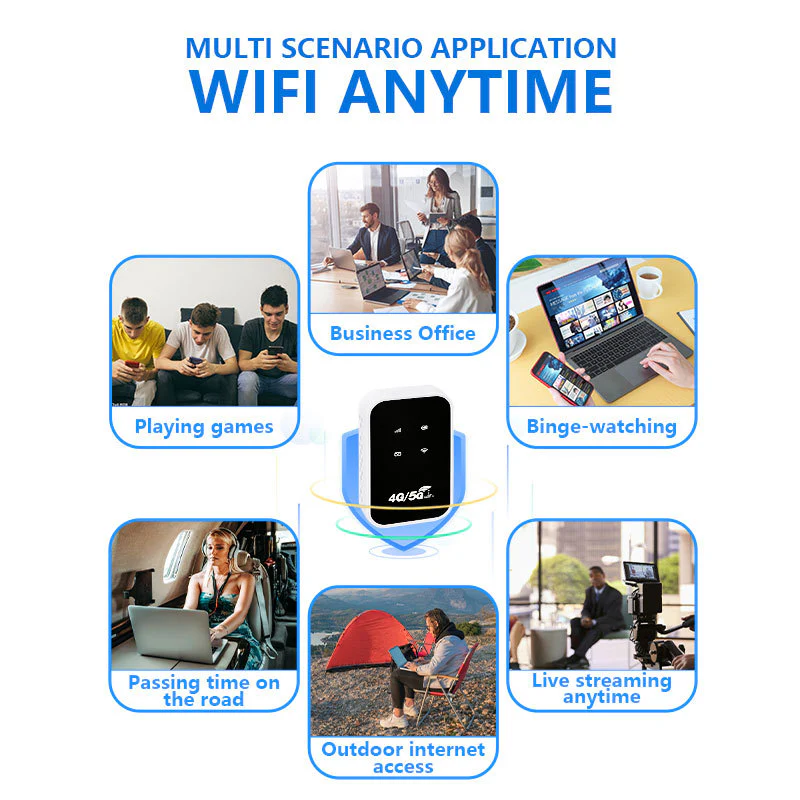 đ„đ„đ„150mbps Pocket 4G mobile Wi - Fi routeur - Image 2