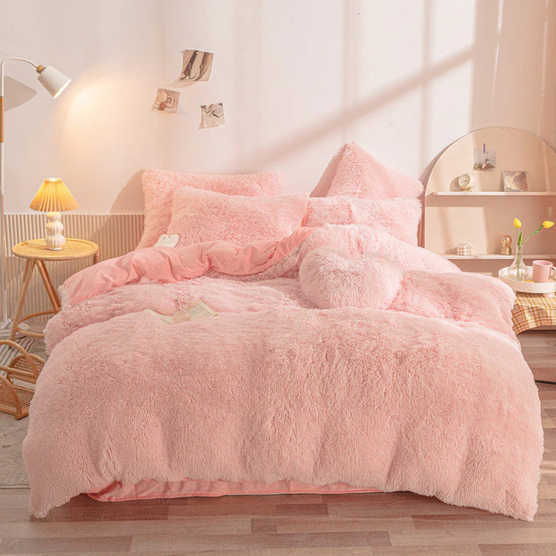 [winter gift]Winter Warm Plush Bedding 4-Piece Set - Image 2