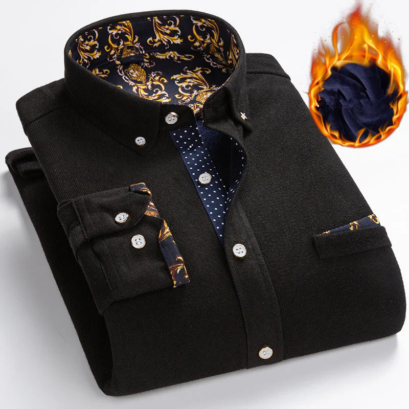 📢📢65% DE RÉDUCTION !!!✨💥 Chemise d'hiver chaude en velours côtelé de haute qualité pour hommes en polaire épaisse-livraison gratuite - Image 4