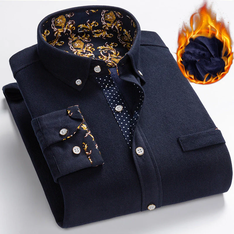📢📢65% DE RÉDUCTION !!!✨💥 Chemise d'hiver chaude en velours côtelé de haute qualité pour hommes en polaire épaisse-livraison gratuite - Image 6