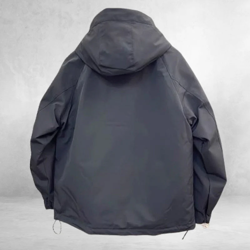 📢📢60 % DE RÉDUCTION !!! ✨Veste d'hiver chaude et coupe-vent à capuche pour hommes - Image 4
