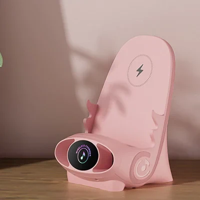 đ„Offre spĂ©ciale du dernier jouđ„Mini-chaise avec chargeur rapide sans fil, support de tĂ©lĂ©phone multifonctionnel - Image 12