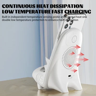 đ„Offre spĂ©ciale du dernier jouđ„Mini-chaise avec chargeur rapide sans fil, support de tĂ©lĂ©phone multifonctionnel - Image 6