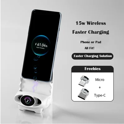 đ„Offre spĂ©ciale du dernier jouđ„Mini-chaise avec chargeur rapide sans fil, support de tĂ©lĂ©phone multifonctionnel - Image 9