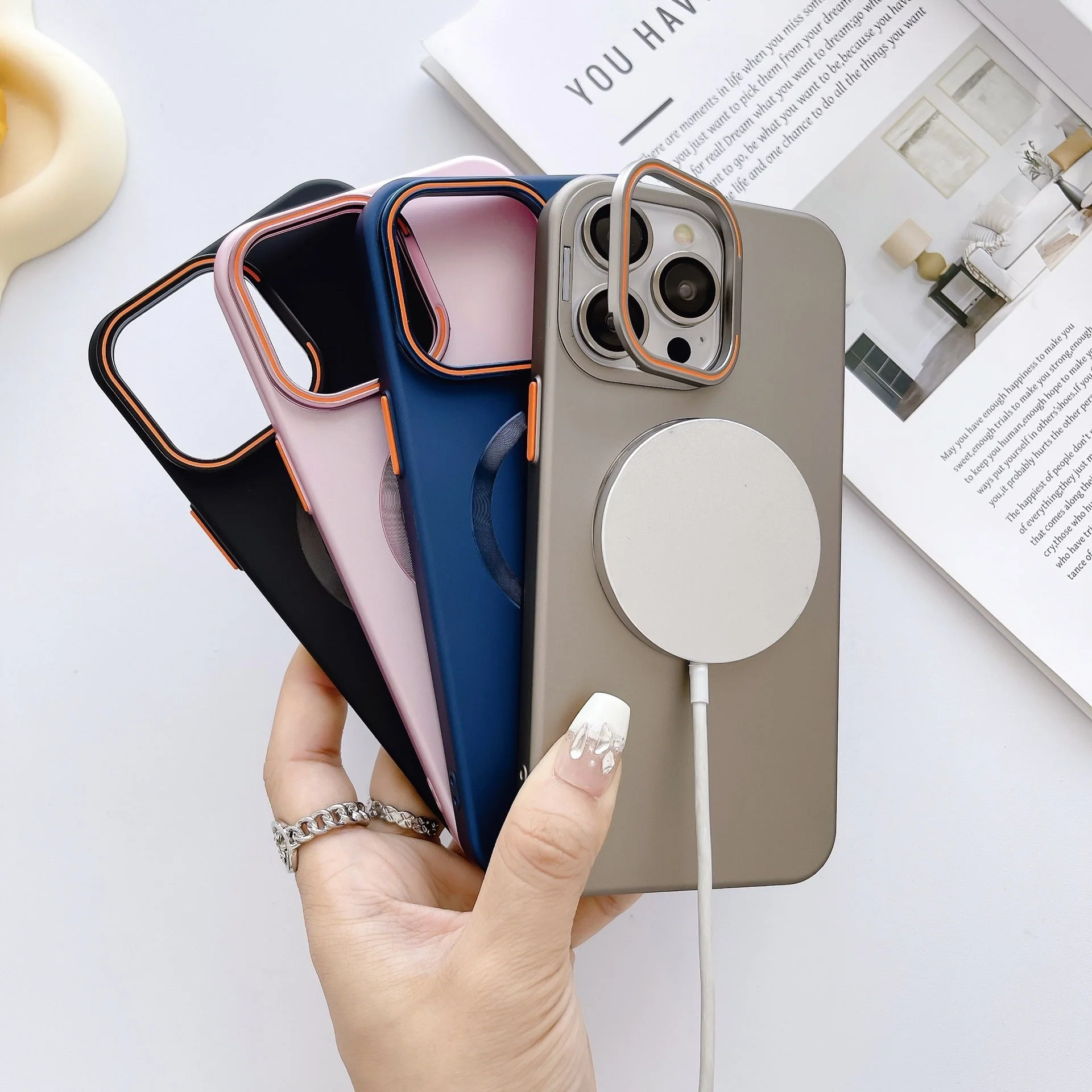 Coque de téléphone rechargeable sans fil avec Membrane lenticulaire - Image 3