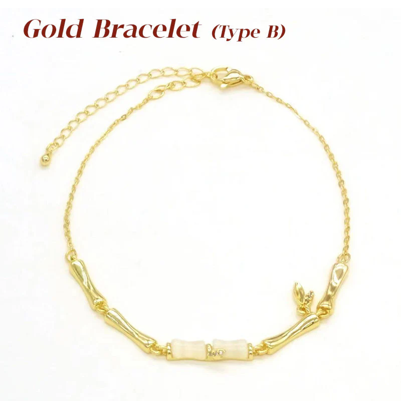 🎁✨Achetez-en 1 obtenez-en 1 gratuitement✨Bracelet en bambou pour femme avec chaîne - Image 11