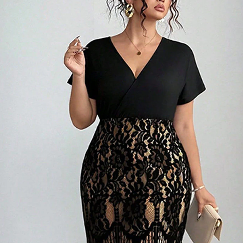 📢📢60 % de réduction !!!✨Robe décontractée à col en V pour femme - Image 4