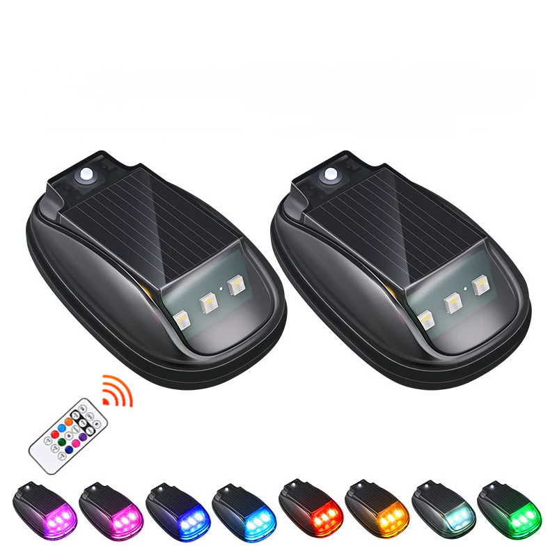📢📢50 % de réduction !!⏰Éclairage solaire étanche pour toit de voiture avec télécommande🚗🔦 - Image 10