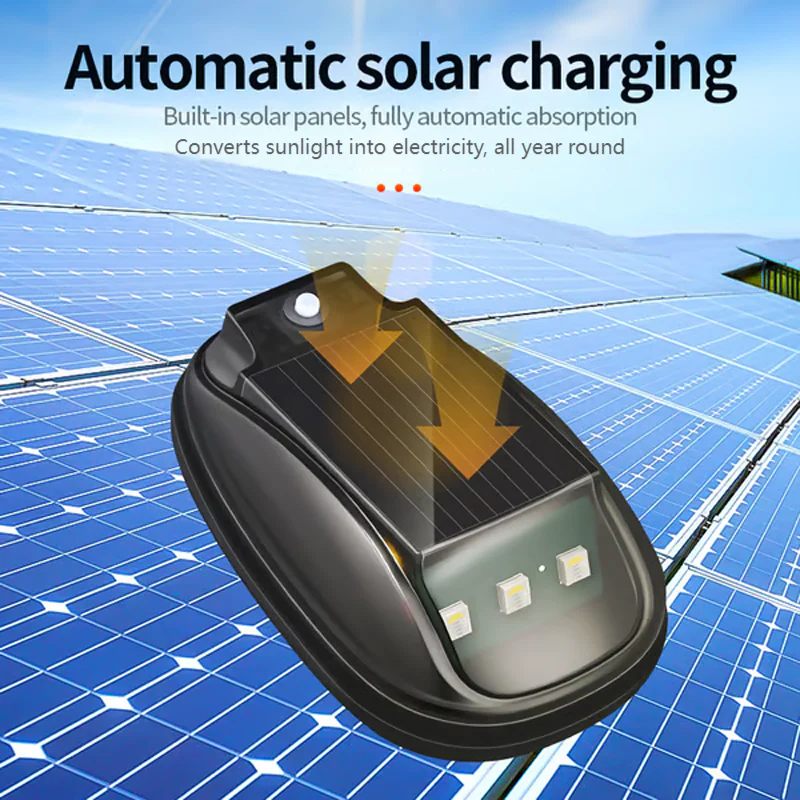 📢📢50 % de réduction !!⏰Éclairage solaire étanche pour toit de voiture avec télécommande🚗🔦 - Image 3