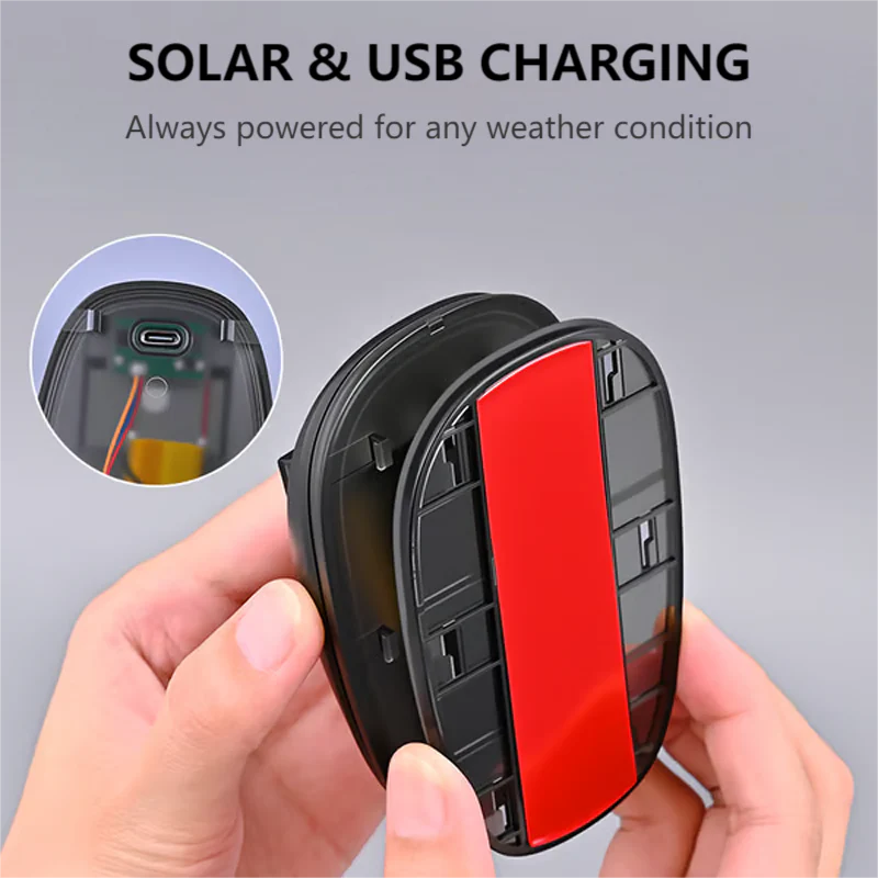 📢📢50 % de réduction !!⏰Éclairage solaire étanche pour toit de voiture avec télécommande🚗🔦 - Image 4