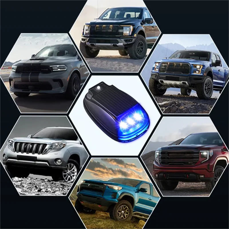 📢📢50 % de réduction !!⏰Éclairage solaire étanche pour toit de voiture avec télécommande🚗🔦 - Image 7