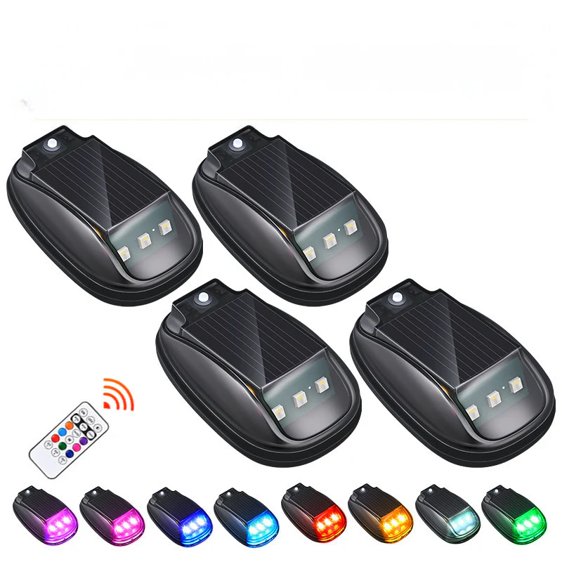 📢📢50 % de réduction !!⏰Éclairage solaire étanche pour toit de voiture avec télécommande🚗🔦 - Image 9