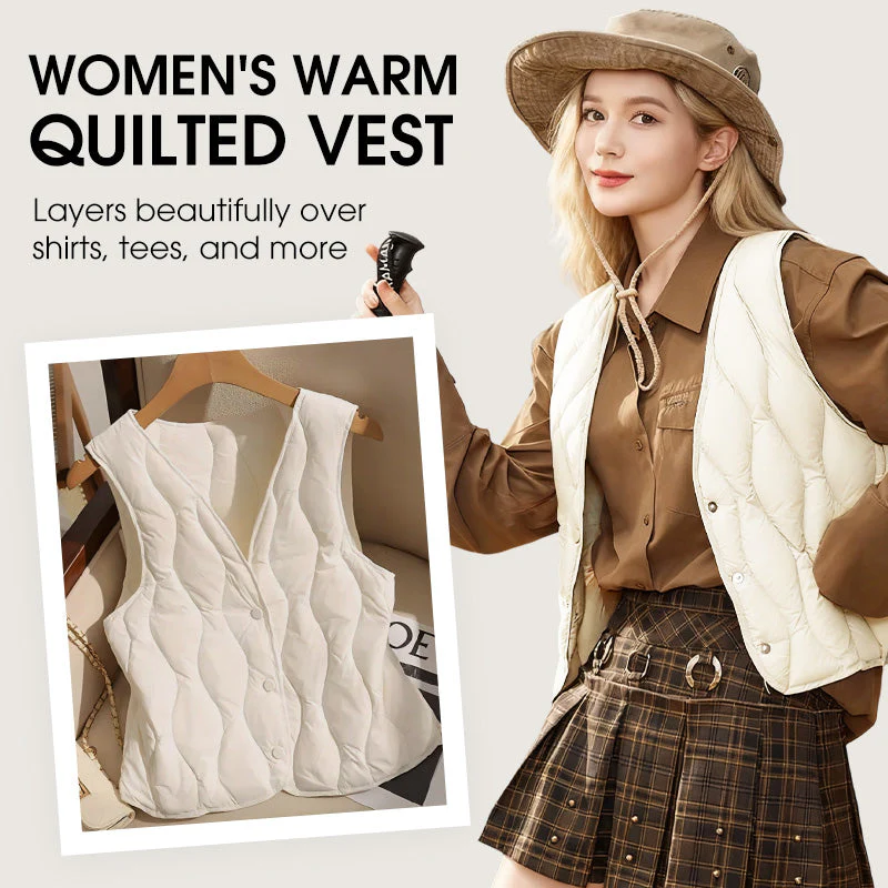 đ„ 65 % DE RĂDUCTION đGilet matelassĂ© chaud pour femme