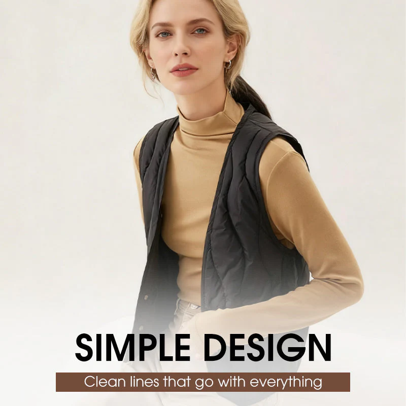 đ„ 65 % DE RĂDUCTION đGilet matelassĂ© chaud pour femme - Image 4