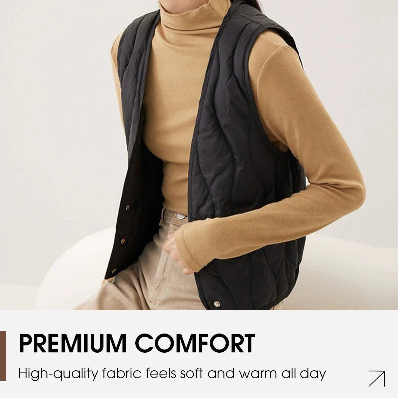 đ„ 65 % DE RĂDUCTION đGilet matelassĂ© chaud pour femme - Image 6