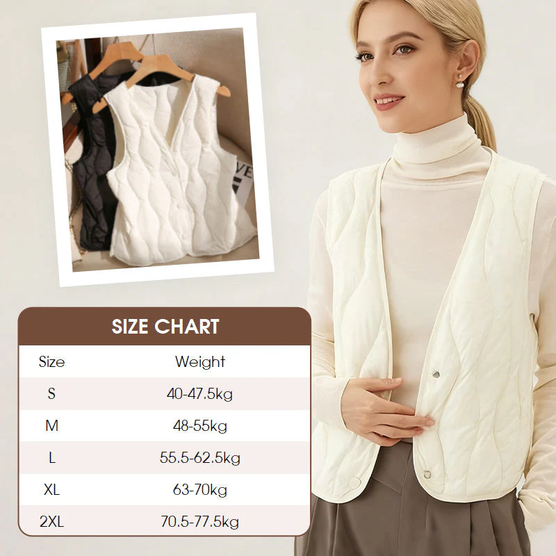 đ„ 65 % DE RĂDUCTION đGilet matelassĂ© chaud pour femme - Image 8