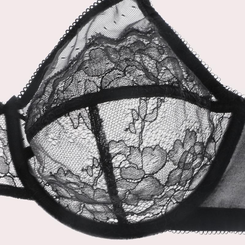 📢📢60 % de réduction !! ⏰Soutien-gorge confortable et élégant pour femme, avec dentelle et couverture intégrale - Image 7