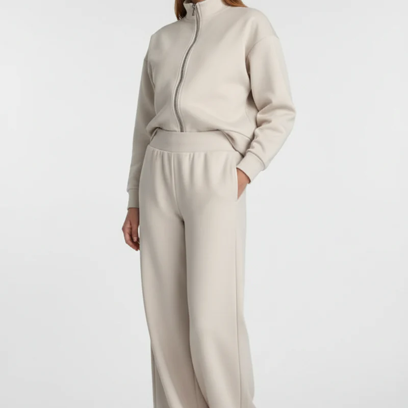 📢📢60% DE RÉDUCTION ! ✨Ensemble décontracté 2 pièces pour femme composé d'un sweat-shirt et d'un pantalon - Image 3