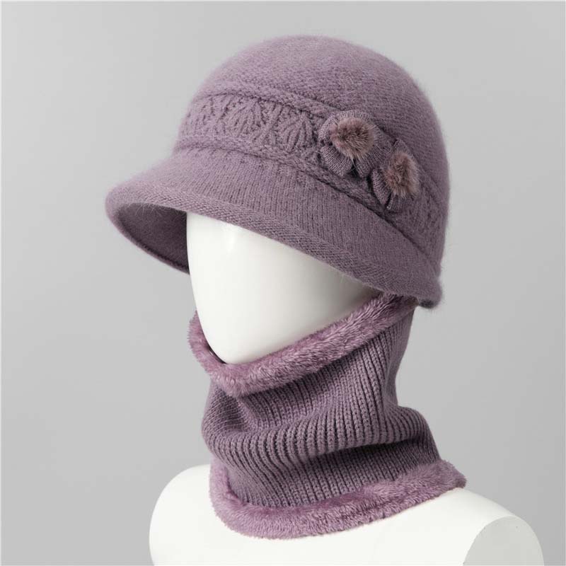 📢📢50 % DE RÉDUCTION !! ⏰Ensemble chapeau et écharpe d'hiver pour femme - Image 15