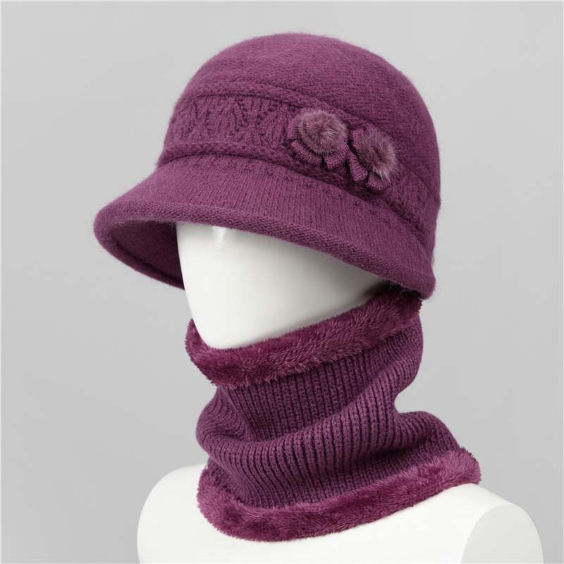 📢📢50 % DE RÉDUCTION !! ⏰Ensemble chapeau et écharpe d'hiver pour femme - Image 18