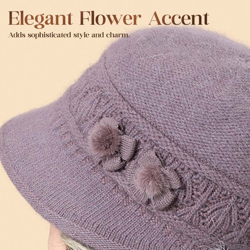 📢📢50 % DE RÉDUCTION !! ⏰Ensemble chapeau et écharpe d'hiver pour femme - Image 3