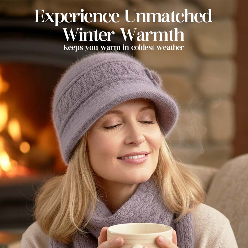 📢📢50 % DE RÉDUCTION !! ⏰Ensemble chapeau et écharpe d'hiver pour femme - Image 5
