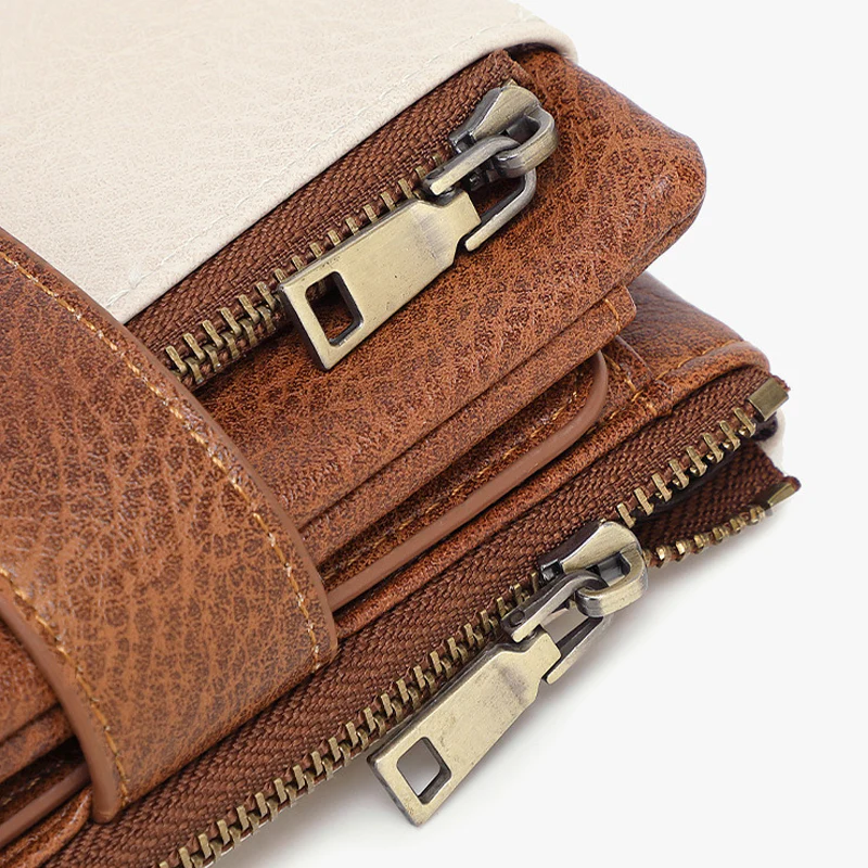 đ„Offre Ă durĂ©e limitĂ©e - Portefeuille Ă trois volets pour femme, style rĂ©tro, avec protection RFID - Image 12