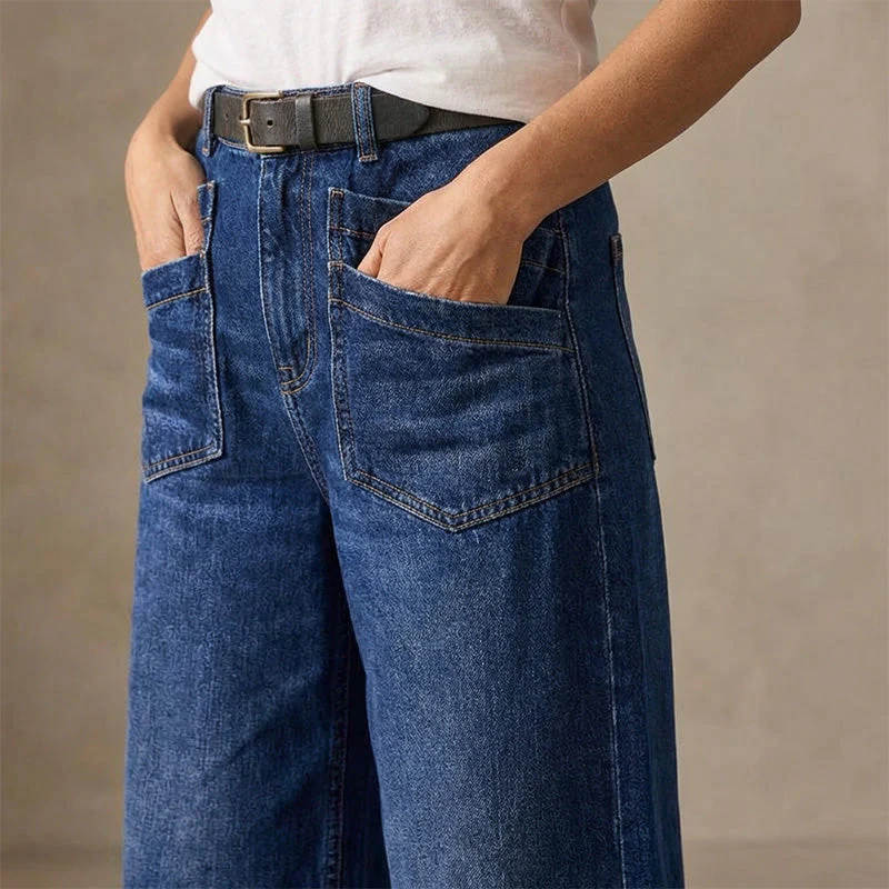 📢📢60 % de réduction !! ⏰⏰NOUVELLE SILHOUETTE 2026 – JEAN DÉCONTRACTÉ À JAMBES ÉVASÉES, FLATTEUR POUR TOUTES - Image 12