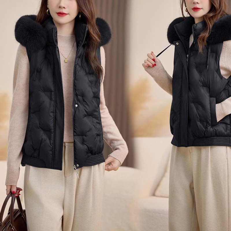 Gilet en duvet léger et décontracté pour femmes - Image 11