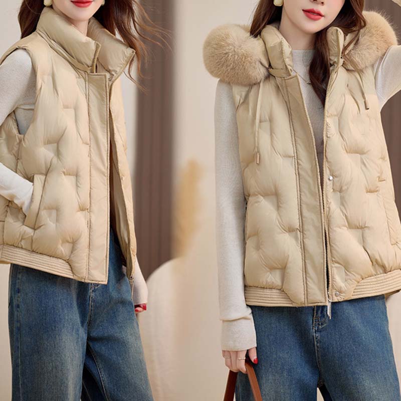 Gilet en duvet léger et décontracté pour femmes - Image 12