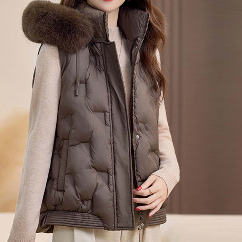 Gilet en duvet léger et décontracté pour femmes - Image 3