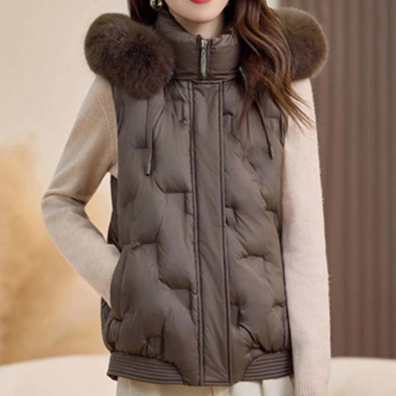 Gilet en duvet léger et décontracté pour femmes - Image 5