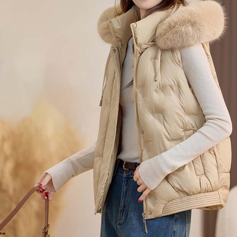Gilet en duvet léger et décontracté pour femmes - Image 7