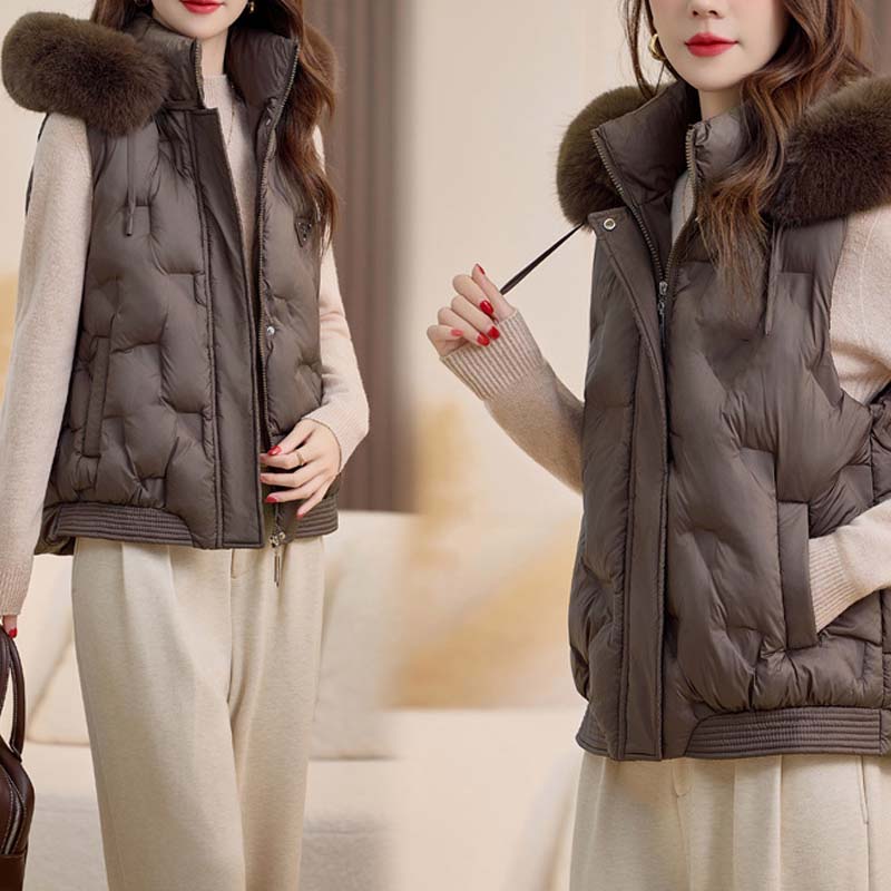 Gilet en duvet léger et décontracté pour femmes - Image 9