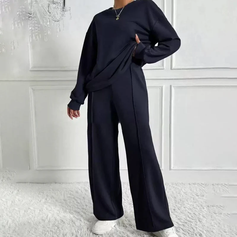 📢📢71 % de réduction!!!📍Ensemble confortable à manches longues et pantalon pour femmes - Image 2