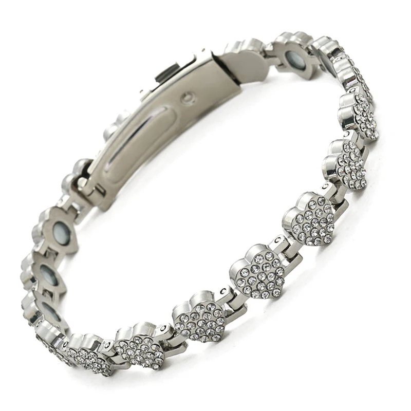 ✨ 60% de réduction ! 💎 Bracelets en cuivre magnétiques en forme de cœur éblouissants pour femmes - Image 13