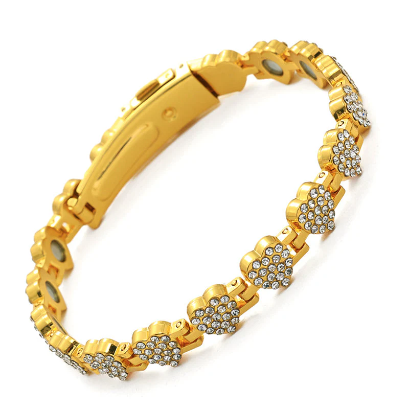 ✨ 60% de réduction ! 💎 Bracelets en cuivre magnétiques en forme de cœur éblouissants pour femmes - Image 14