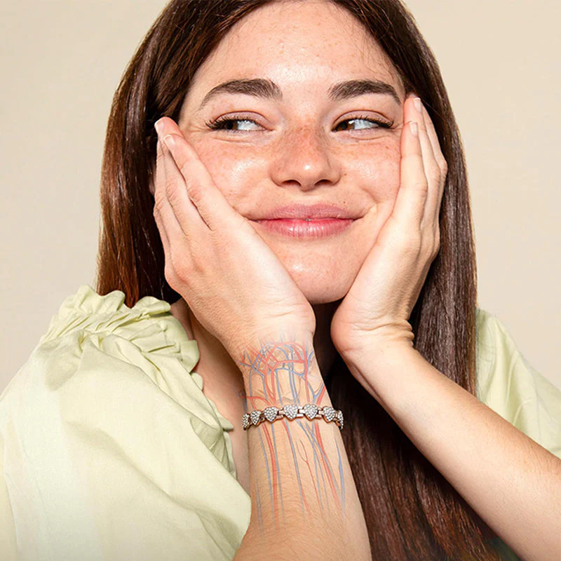 ✨ 60% de réduction ! 💎 Bracelets en cuivre magnétiques en forme de cœur éblouissants pour femmes - Image 3
