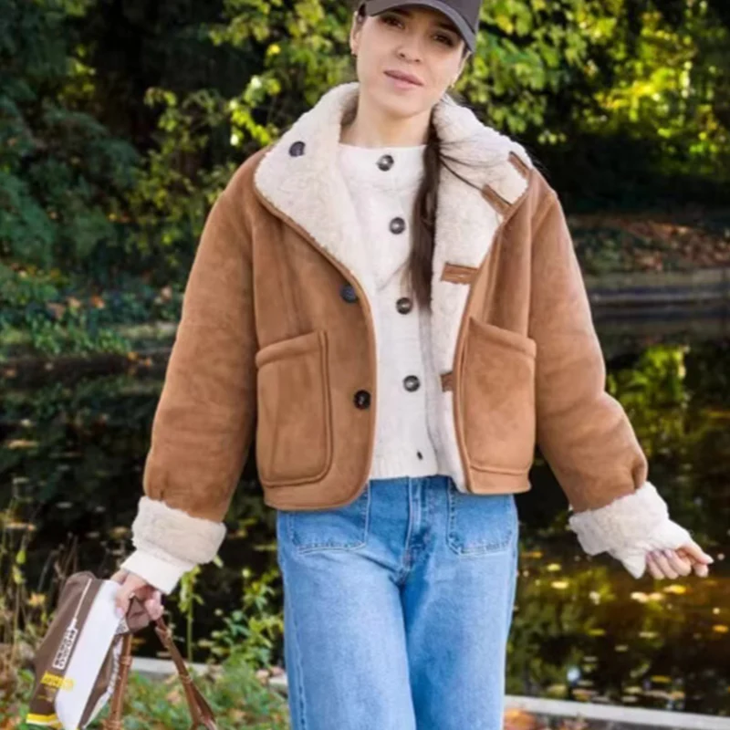 📢📢60 % OFF !! ⏰Women’s Fashion Reversible Winter Jacket - Image 3