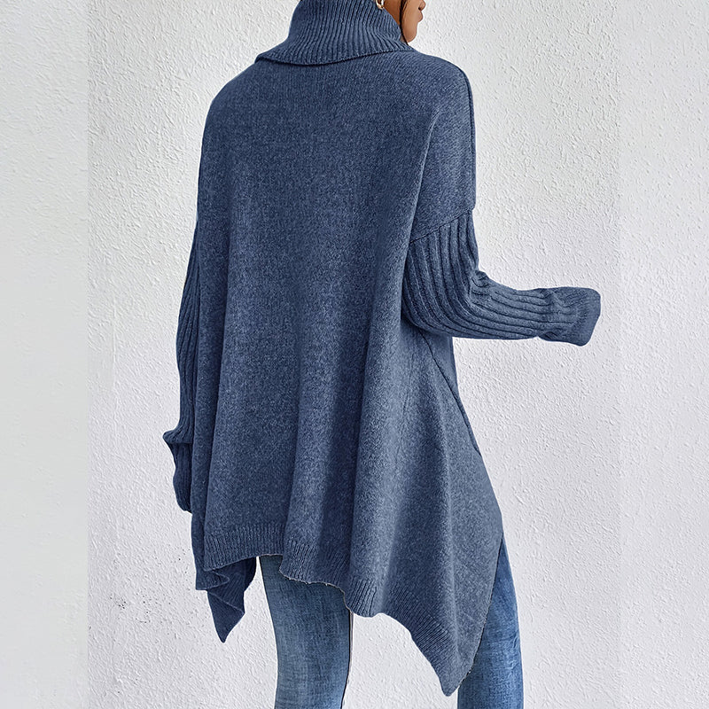 Pull à Col Roulé Uni Tendance pour Femme - Image 5