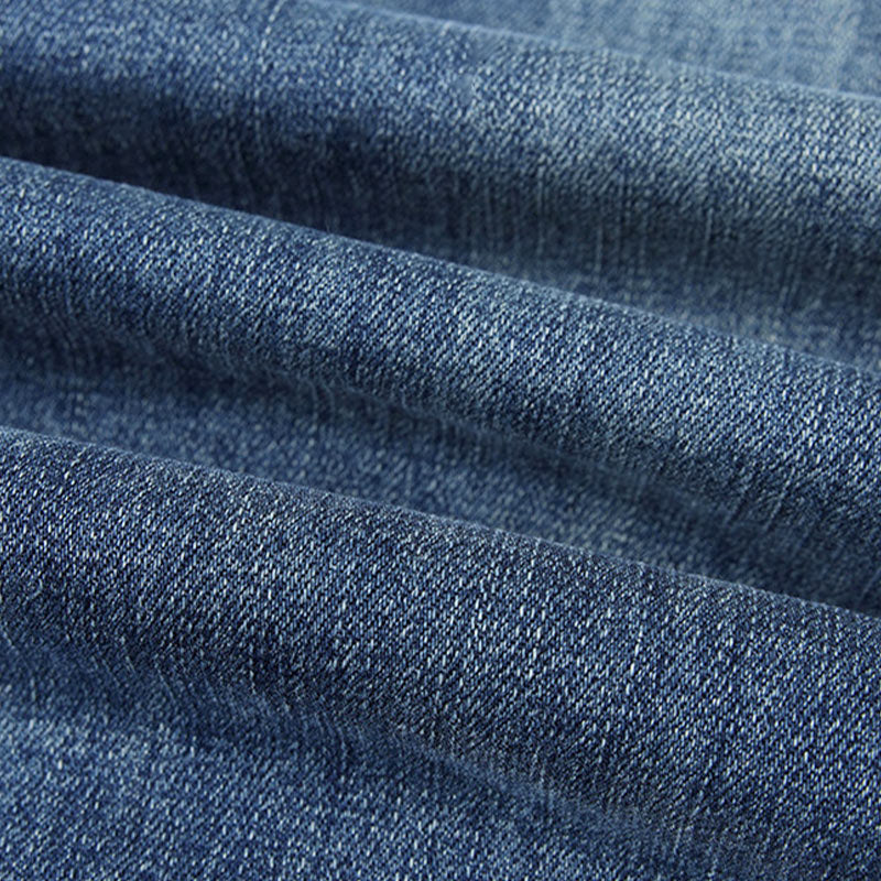 🔥 51% DE RÉDUCTION ! ✨ Jean Femme Taille Haute Coupe Droite - Ceinture à Cordon Réglable, Version Molletonnée ou Cheville, Tissu Élastique Confortable 👖✨ - Image 5