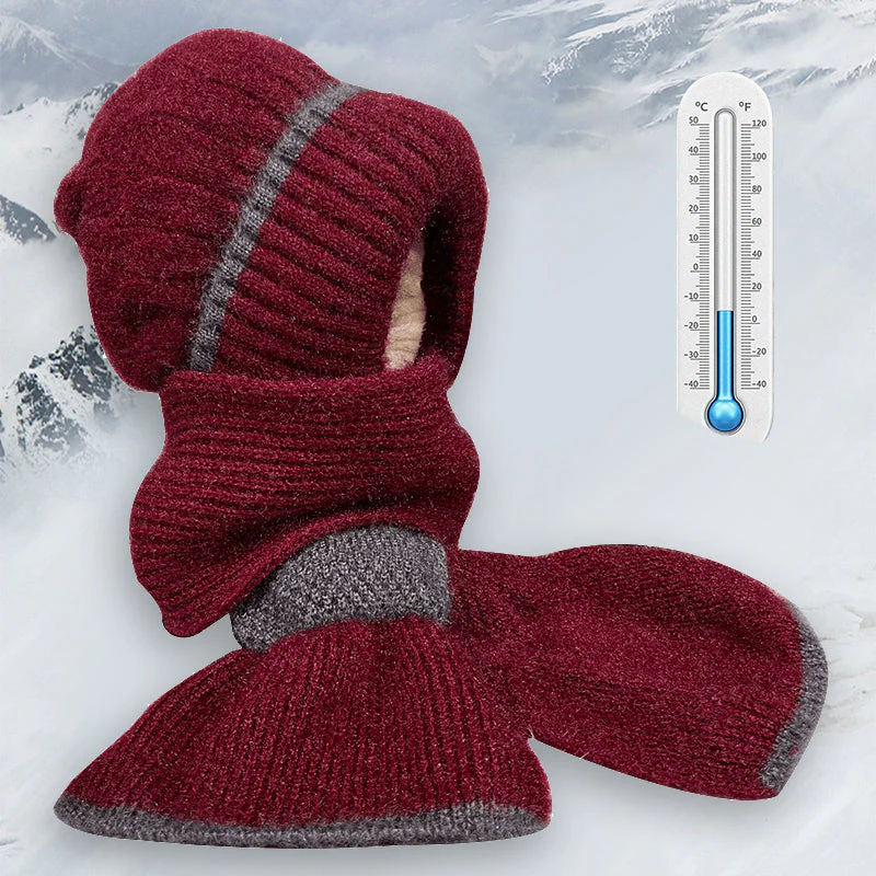 ❄️👩 Cache-Col Intégré Coupe-Vent pour Femme – Confort Tricot Chaud, Oreilles Protégées & Coloris Variés (Idéal pour Toutes les Activités Hivernales) ! - Image 5
