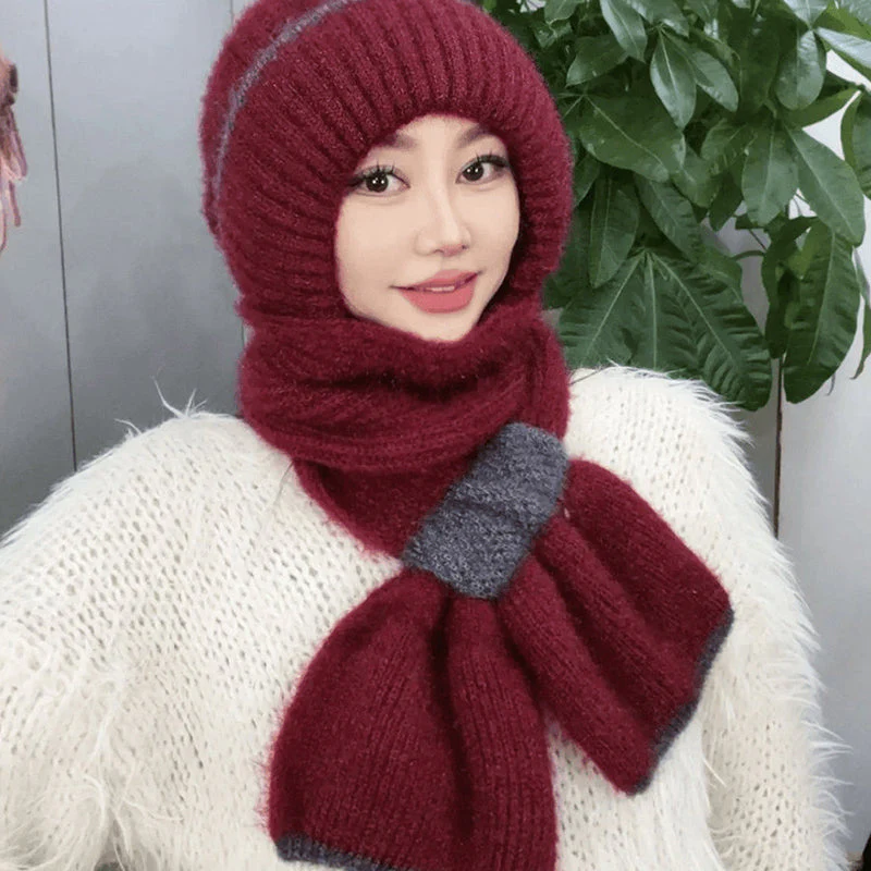 ❄️👩 Cache-Col Intégré Coupe-Vent pour Femme – Confort Tricot Chaud, Oreilles Protégées & Coloris Variés (Idéal pour Toutes les Activités Hivernales) ! - Image 7