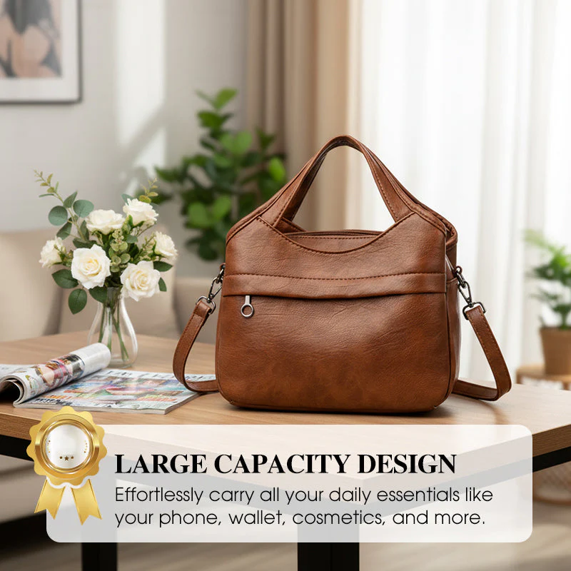 📢📢50 % de réduction !! ⏰ Sac à Bandoulière Femme en Simili-Cuir Souple – Léger, Multi-Compartiments & Tendance pour Tous les Jours ✨ - Image 4