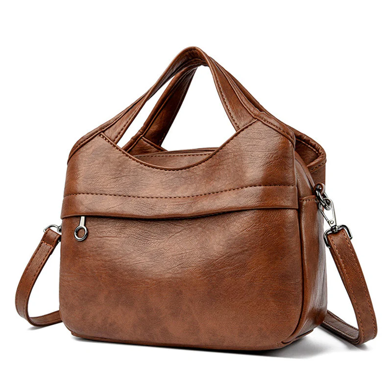 📢📢50 % de réduction !! ⏰ Sac à Bandoulière Femme en Simili-Cuir Souple – Léger, Multi-Compartiments & Tendance pour Tous les Jours ✨ - Image 8