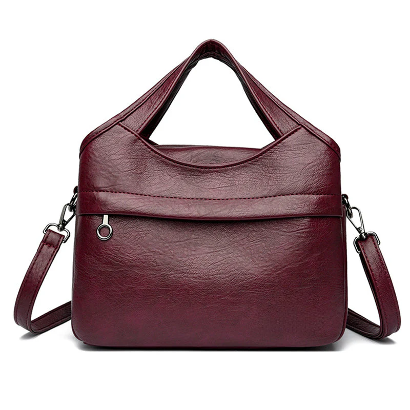 📢📢50 % de réduction !! ⏰ Sac à Bandoulière Femme en Simili-Cuir Souple – Léger, Multi-Compartiments & Tendance pour Tous les Jours ✨ - Image 9