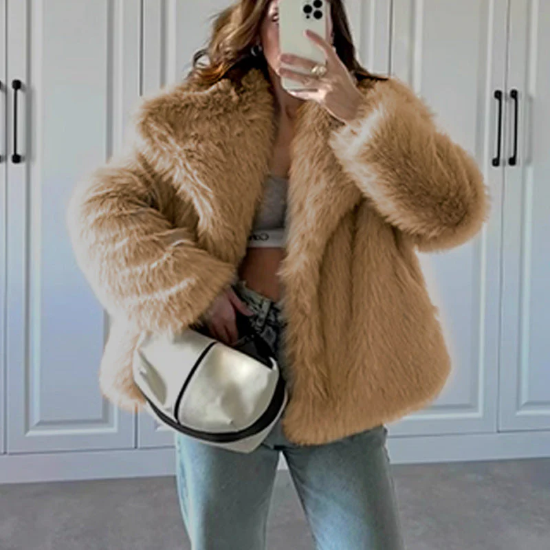 【🔥🔥🔥Nouveaux produits】2024 Vestes d'hiver en fausse fourrure pour femmes - Image 5