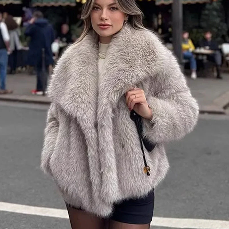 【🔥🔥🔥Nouveaux produits】2024 Vestes d'hiver en fausse fourrure pour femmes - Image 6