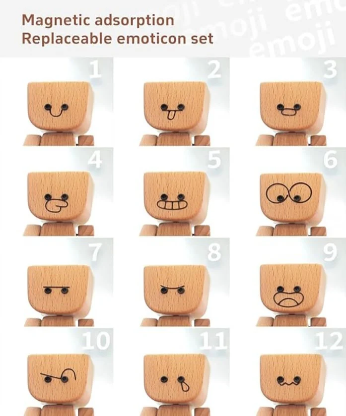 🔥 DERNIER JOUR DE PROMOTION - 50 % DE RÉDUCTION 🔥Charmante petite figurine en bois qui se balance - Image 4